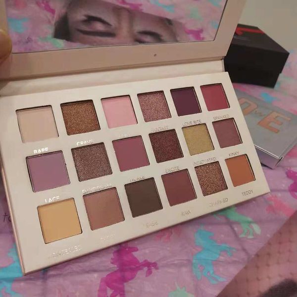

Beauty makeup palette new nude 18 color eye hadow palette matte himmer dhl hipping