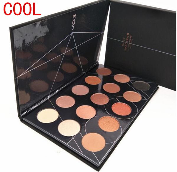 

2018 new makeup zeo eyeshadow palette german 15 colors eye shadow circles dark easy-wear to smudge 15 colors eyeshadowdhl shipping