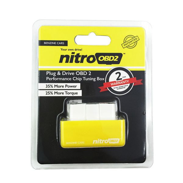 

100pcs/lot dhl nitroobd2 performance chip tuning box for benzine or diesel cars nitro obd2