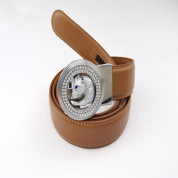 

new automatic buckle belt designer belt fashion women men leather belt luxury belts for men wasit belts1, Black;brown