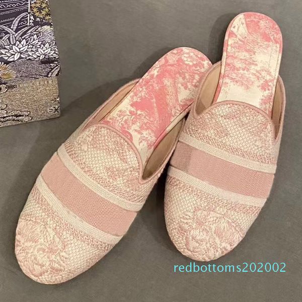 

women's original slide sandal designer shoes women platform slippers beige brick red multicolor print women's sandals r02, Black