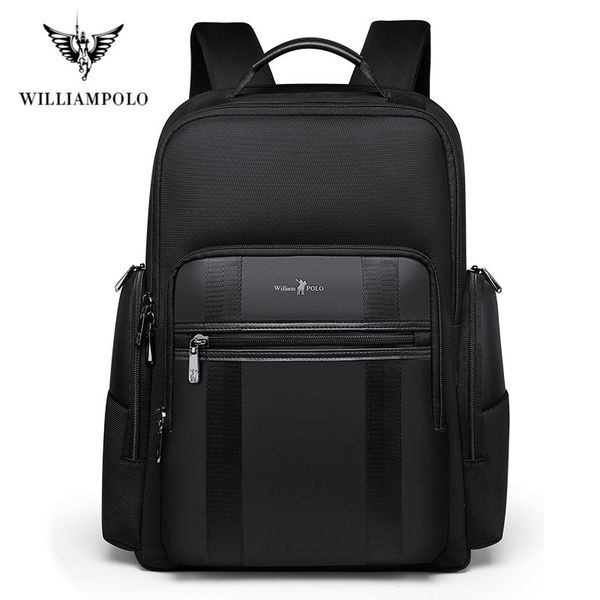 

williampolo путешествия рюкзак противоугонные usb зарядка ноутбука дамы мужской водонепроницаемый рюкзак ноутбук портфель плечо