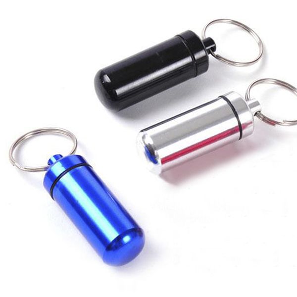 

outdoor new bottles pendant key chain seal kit portable keychain only empty keyring, Silver