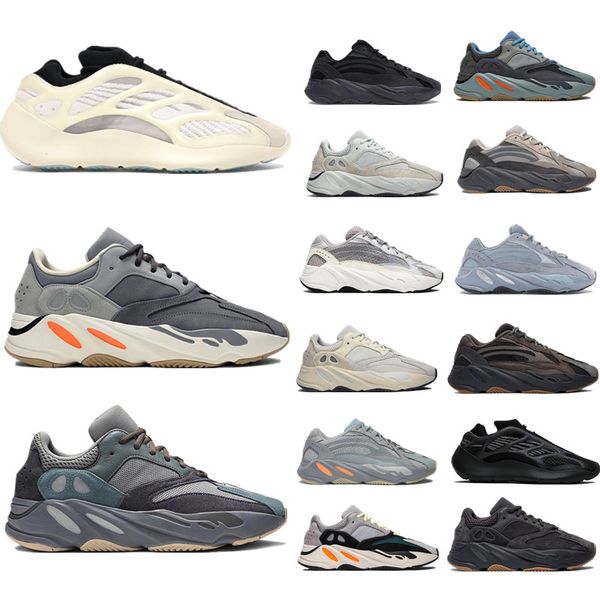 

kanye west geode 700 inertion wave runner кроссовки для мужчин и женщин 700s v2 статические спортивные кроссовки лиловый сплошной серый роск, White;red