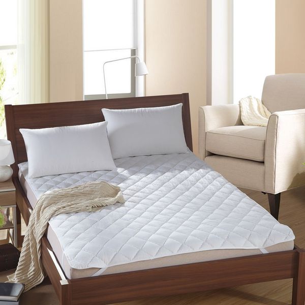

white quilted mattress covers protector pad sanding protective cover elastic bandage quilting fitted sheet linen