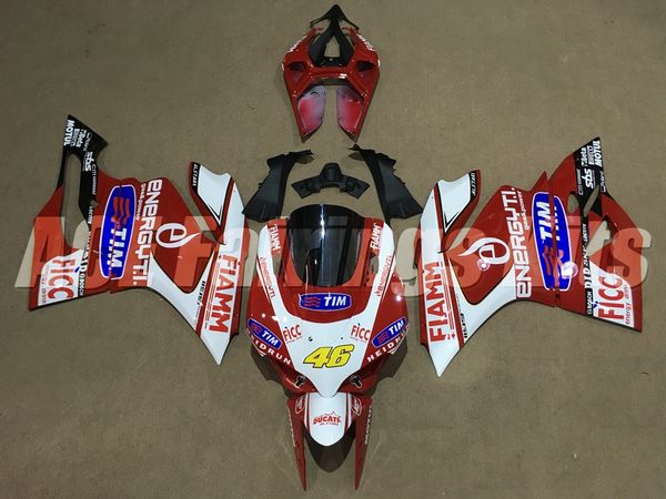 

new abs fairings kits 100% fit for ducati 899 panigale 1199 12 13 14 15 899s 1199s 2012 2013 2014 2015 bodywork set red custom