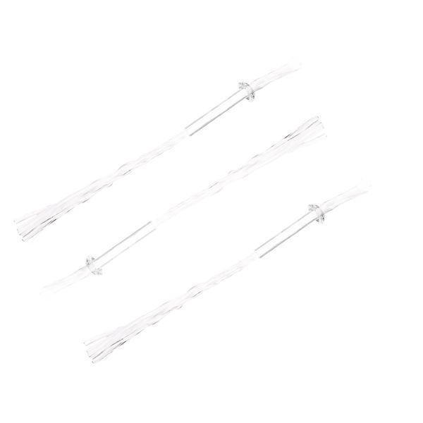 

3шт glass tube oil lamp wick держатель адаптер с 4,7-дюймовый круглый хлопковый фитиль белые свечи
