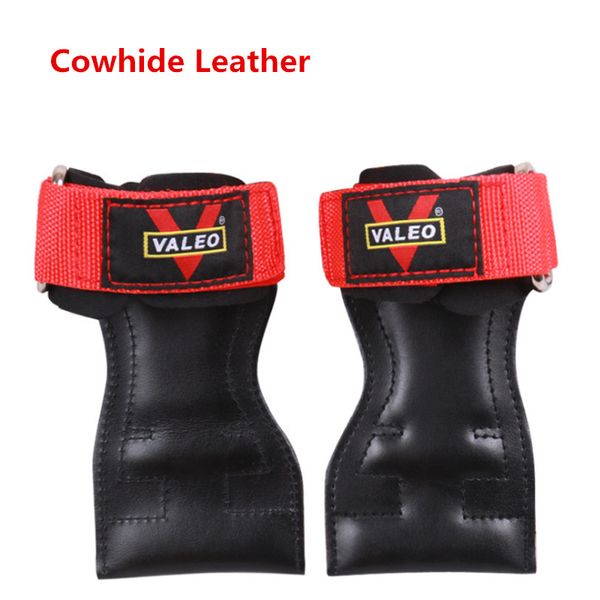 

valeo one pair weight lifting gloves for horizontal bar gym crossfit fitness weightlifting barbell dumbbell leather gloves