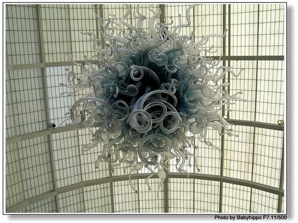 

100% mouth blown borosilicate ceiling light modern led bulb european chihuly style hand blown murano glass chandelier