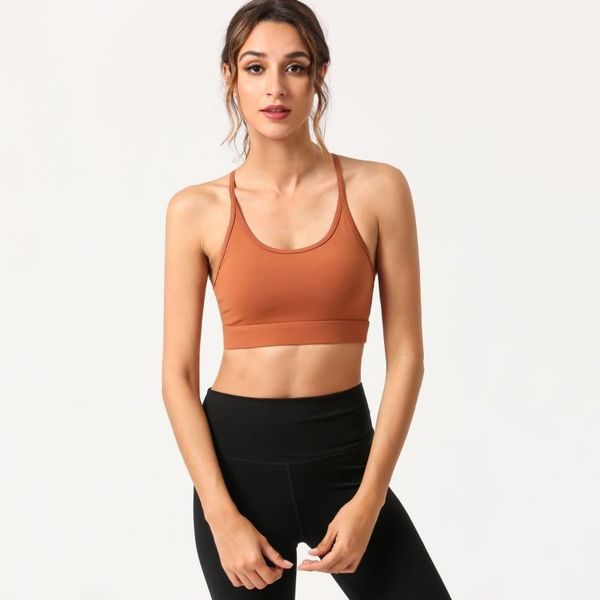 

gym clothing celebrity style outdoor running fitness quick-dry -resistant seemless yoga sports underwear bra wireless /30, White;black