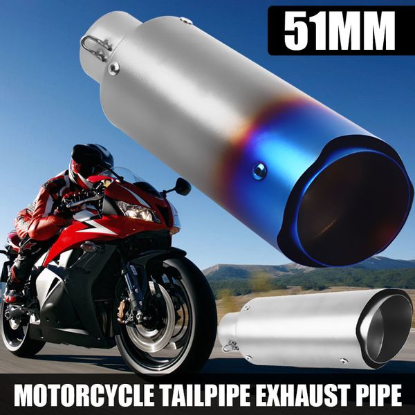 

51mm stainless steel motorcycle exhaust motor pipe motorcycle exhaust refit universal change voice modified stable
