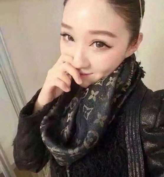 

fashion classic gold thread scarf fashion man womens 4 seasons shawl scarf scarves size about 140x140cm 15color, Blue;gray