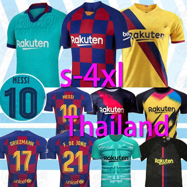

FC BARCELONA soccer jersey Messi camisetas de futbol ANSU FATI 2019 2020 GRIEZMANN DE JONG Maillots de football shirt men kids