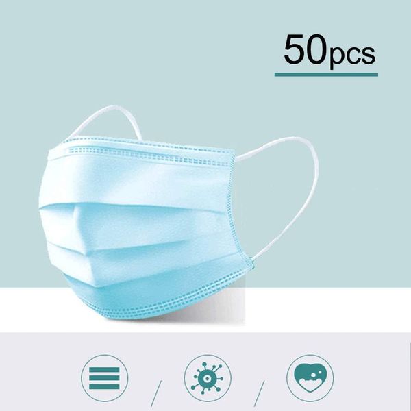 

dhl wholesale spot disposable masks n95 masks with ear hooks home thickened three-layer masks shipped within 24 hours