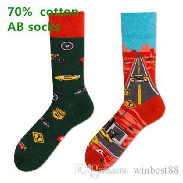 

women men designer cotton socks ab style leisure time happy christmas socks funny printing hosiery dhl, Black;white