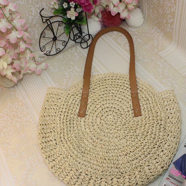 

duzeala round straw beach bag