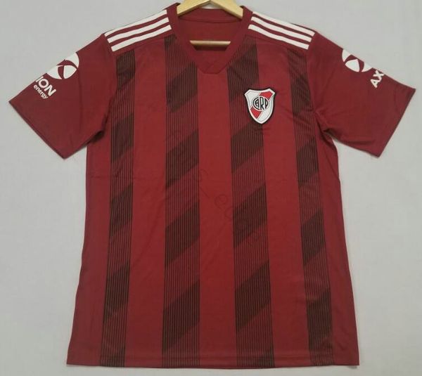 

2019 2020 river plate soccer jersey martinez ponzio scocco casco perez fernandez pratto quintero custom football shirt uniform, Black;yellow