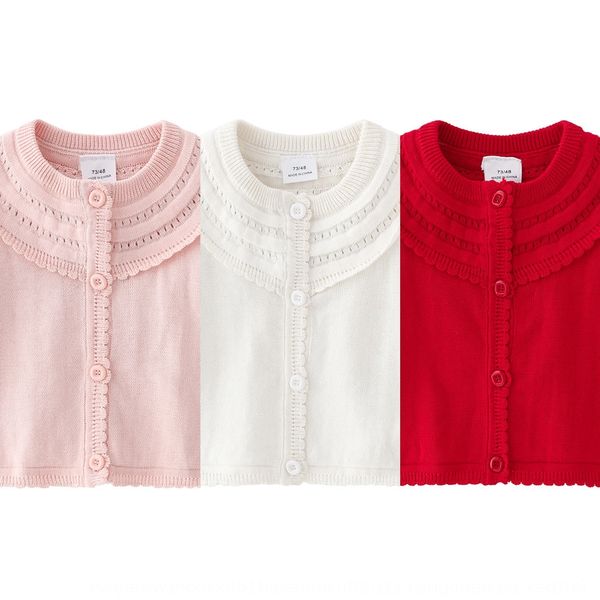 

summer baby air-conditioned shirt children's women's baby knitted coat sweater air conditioner sweater coat short bs7042, Blue