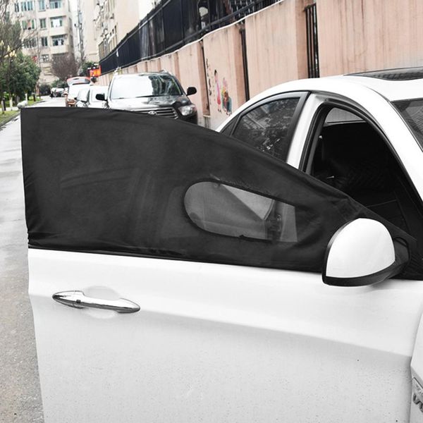 

2pcs car side window sunshade car anti - mosquito curtain gauze camping self - driving equipment mosquito cover sunshade