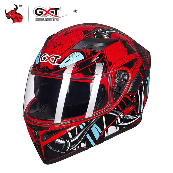 

gxt motorcycle helmet motocross helmet flip up capacete da motocicleta cascos moto casque full face racing riding helmet#