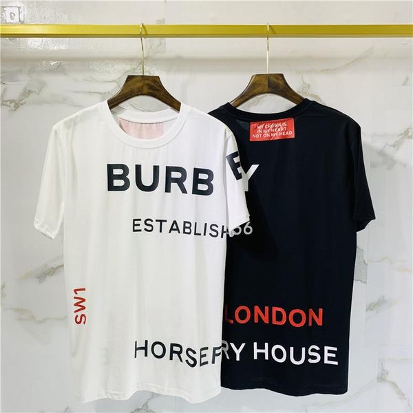 

the fashionable short sleeves of the new t-shirt in 2020 are printed with the words g0026 for men and women in autumn and winte1, White;black