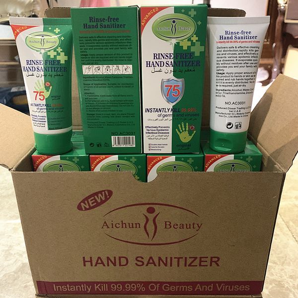 

drop shopping 12pcs 50ml for children protective 75% alcohol hand sanitizer baby disinfectant supplies alcohol hand sanitizer family, Silver