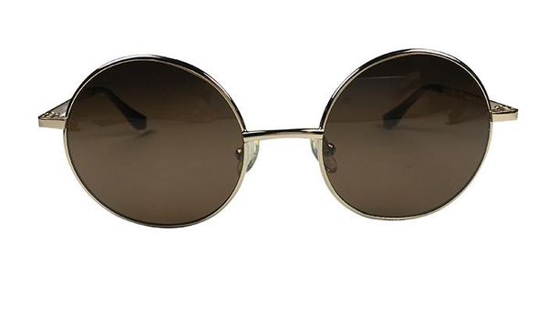 

luxary- стимпанк очки круглые очки мужчин и для женщин uv400 негабаритного бренд дизайнер качества стиля топ hr, White;black