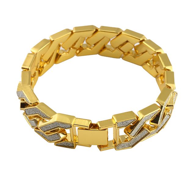 

Европейский американский хип-хоп браслет золотой лук-шалот порошок Звезда Флэш-г