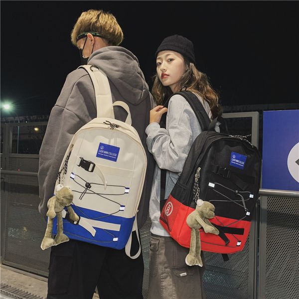 

2020 new schoolbag men's fashion mori college student backpack korean couple female backpack