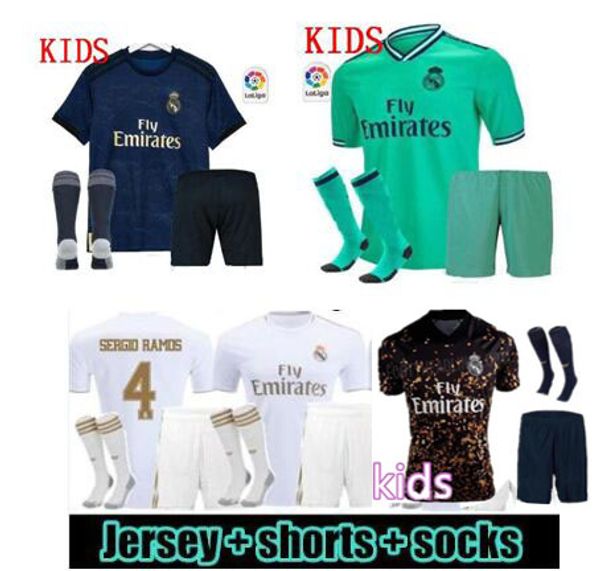 

hazard 7 camisas de futebol kids 2019 2020 real madrid equipacion soccer jerseys eden goalkeeper equipment realmadrid football kits 19 20, Black