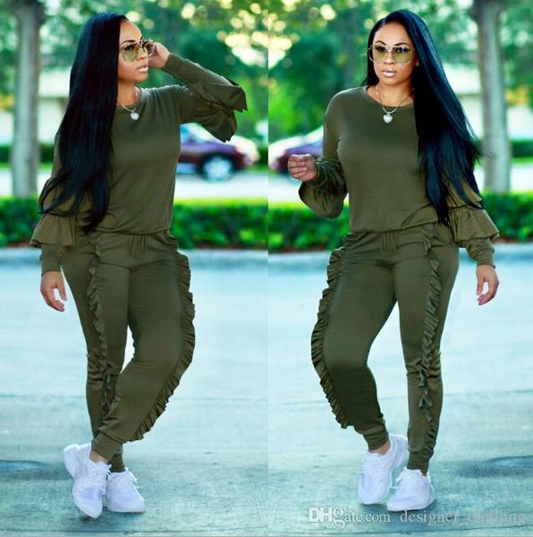 

2019 new women's casual sportswear suit stitching fungus two sets of autumn and winter casual long sleeves a variety of colors, Gray