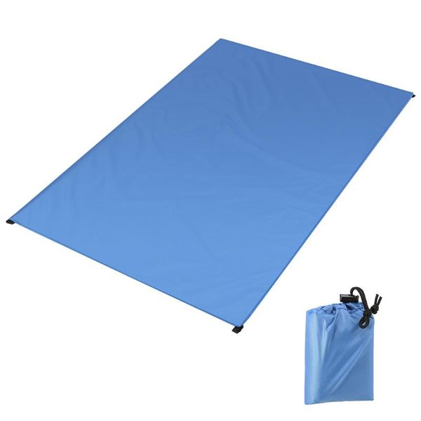 

waterproof outdoor camping pocket beach blanket lightweight compact outdoor picnic mat ground sheet tarp for sleeping