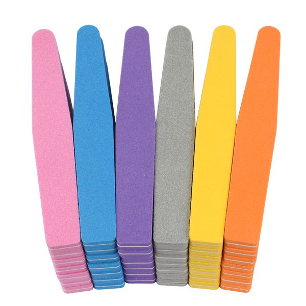

5pcs sponge nail file diamond sponge nail buffers block sandpaper 100/180 buffing files polish glitter grinding sanding files