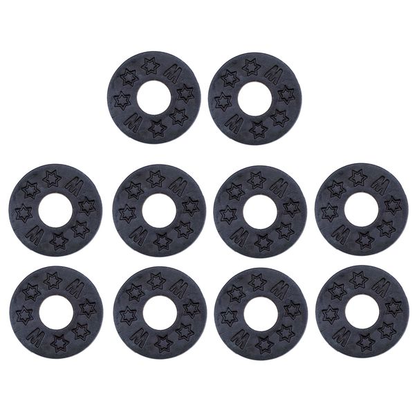 

10pcs guitar strap block rubber lock washer gasket cushion for guitar parts