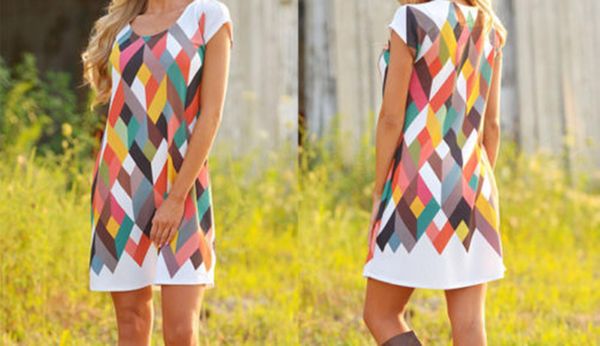 

2018 fashion new women summer dress boho mini dress evening party beach dresses casual style female sundress plus size, Black;gray