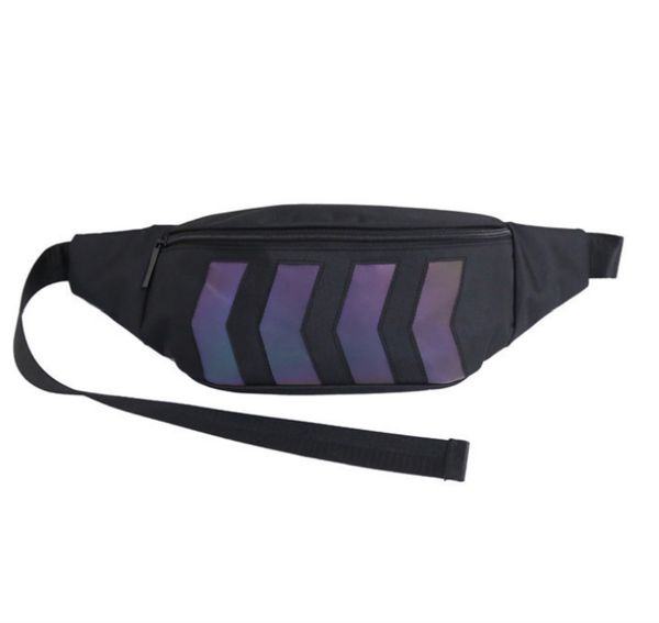 

дизайнер груди пакет мужчины женщины плечо crossbody сумка диско танцы пакет хип-хоп темный светоотражающий мешок прохладный пары сумки