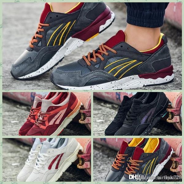 

aglv1a wholesale gel-lytes h60ck-0625 grayys-red new cushion sneakers originals trainer running shoes size36-45