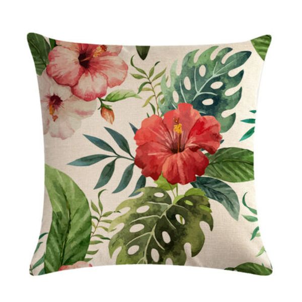 

vintage pillow case home cotton linen waist throw