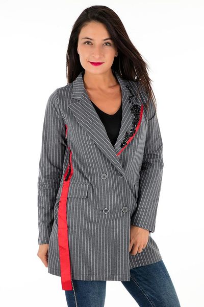 

dqmane women jacket 2914101, Black;brown