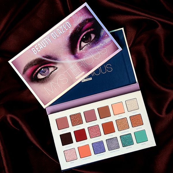 

beauty glazed 18-color eyeshadow palette diamond nova is quickly sold through amaz
