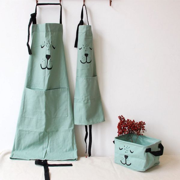 

new simple baby aprons for woman antifouling kid kitchen apron cooking apron coverall tablier pinafore chefs barbecue