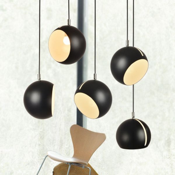 

Post Modern Restaurant Pendant Lights Hanging Lamps For Bedroom Round Shop Bar Penant Lamp Single Head Hotel Bedside led Pendant Light