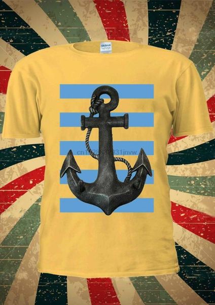 

sailor anchor sea with blue line pirate t shirt vest summer for man summer cotton t-shirt fashion offensive t shirts, White;black