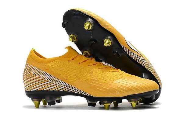 

2020 low yellow black gold mercurial superfly v fg leather outdoor shoes men women shoes size 35-45