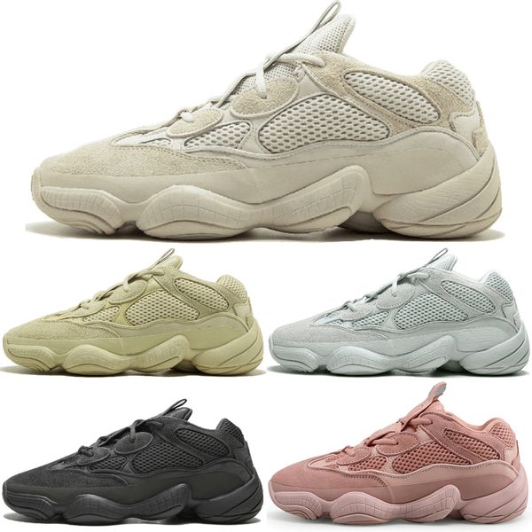 

2019 new 500 wave runner blush utility black super moon yellow desert salt sports running shoes mens women sneaker sports shoes with box