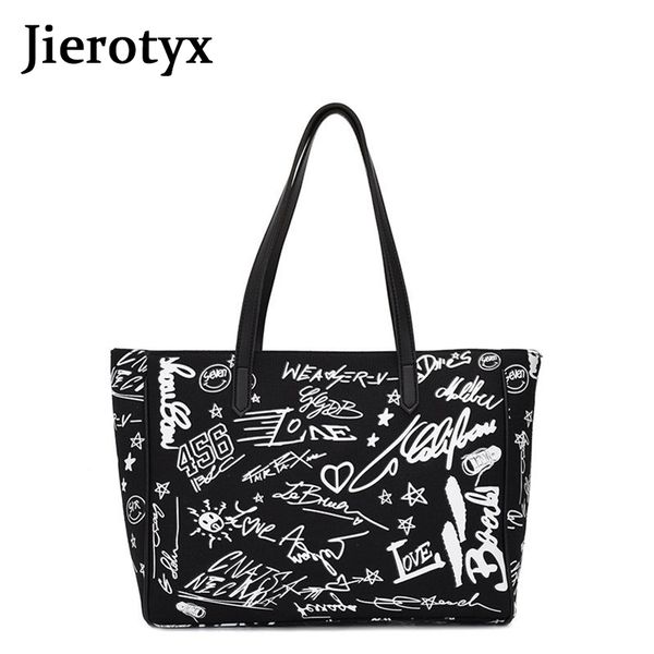 

jierotyx высокого качества изысканных моды сумка для женщин конструктора готических печатей плечо сумка сумка 2020 новых