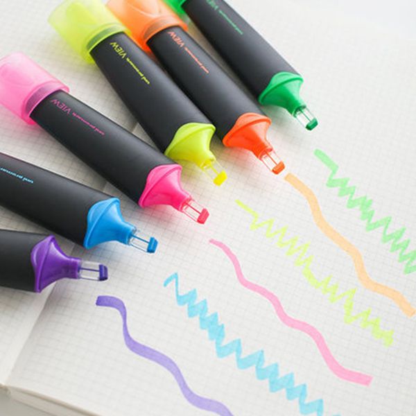 

Highlighters Mitsubishi Marker Premium Fluorescent Pen Stationery Office School Supplies Highlighter