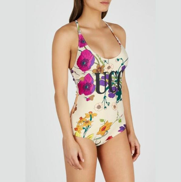 

womens brand swimwear fashion wonderful letter g beachwear ladys jumpsuit one-piece suit backless bathing suit summer beach, White;black