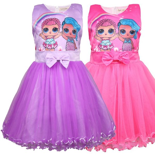 

Surpri e girl dre e baby girl de igner clothe kid boutique prince dre ummer tulle bow ball gown children clothing c3155