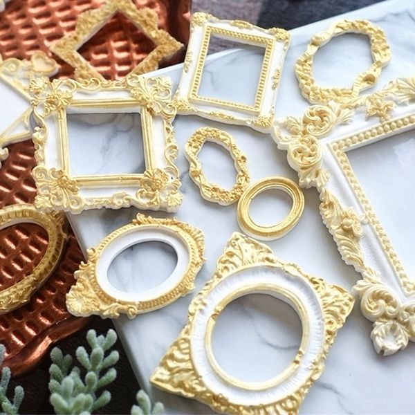 

3d старинные кружева рамка силиконовые формы зеркало мыло плесень торт украшения сахар ремесло инструменты свечи формы diy ремесло фондант ф